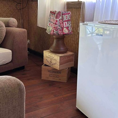 Frigo du bungalow Hanamio Hill dans le coin cuisine