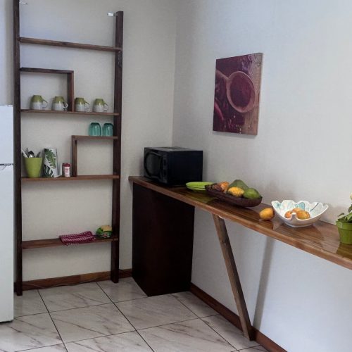 Coin kitchenette du studio Kena Twiny à Hiva Oa
